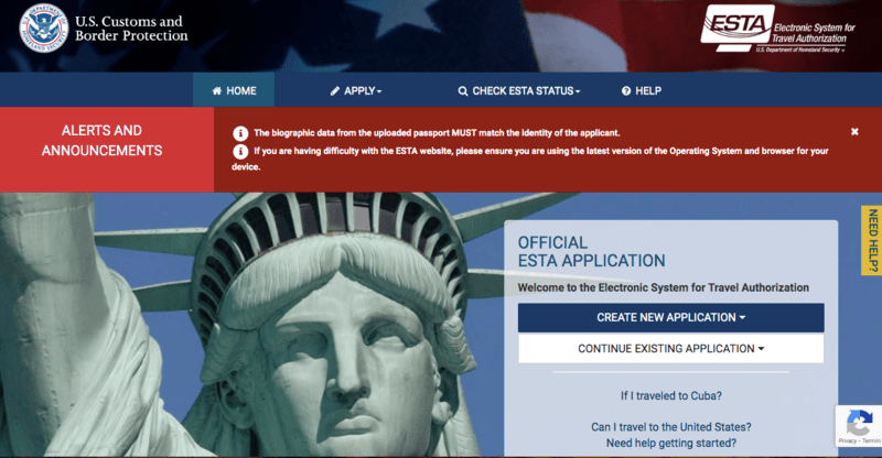 Esta homepage